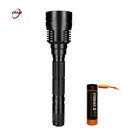 4500 Lumens Rechargeable LED Flashlight 800M Shooting Distance With Tail Button