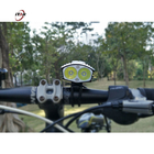OEM 2000 Lumens Bike Light , Bicycle Flashing Lights Owl Eyes Designed