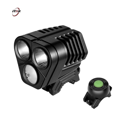 Rechargeable Police Electric Bicycle Light 600 Lumen Aluminum Material