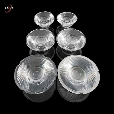 6 In 1 LED Optical Lenses 82mm Round PMMA PC Material Transparent Color