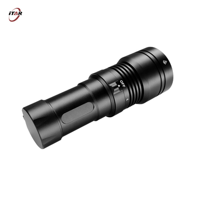 Rechargeable Scuba Diving Torch Light IP68 For Underwater Emergency