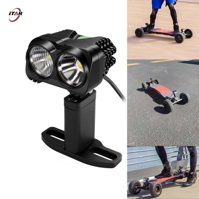 USB Rechargeable Electric Longboard Lights 600 Lumens With Lithium Ion Battery