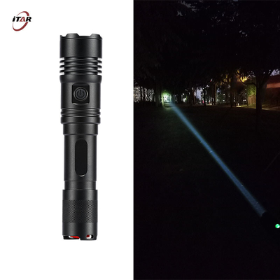 Rechargeable White Laser Flashlight With 21700 Li Ion Battery 400 Lumens