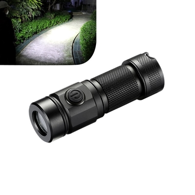 1000 Lumen Rechargeable Keychain Flashlight , IP66 Mini Torch Light With 18350 Battery