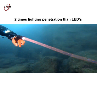 LEP 9W Scuba Diving Flashlight , White Laser Underwater Diving Torch