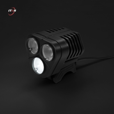 Multiple Lighting Modes 3000 Lumens Bike Front Light With Go Pro Adapter